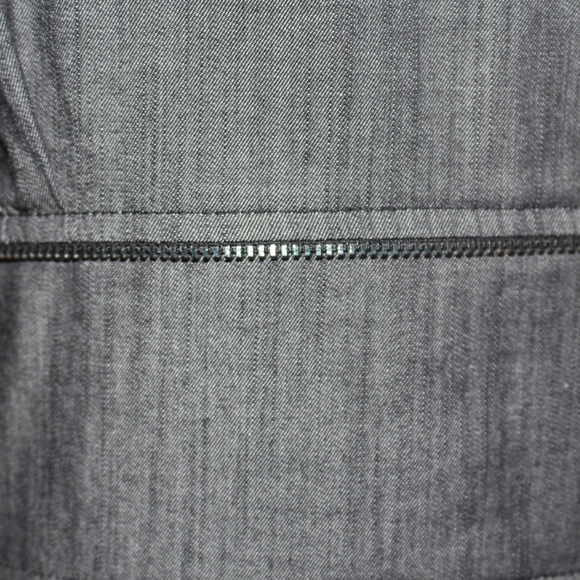 Calvin Klein, cap sleeves grey dress Size 8    B8 - Picture 2 of 7